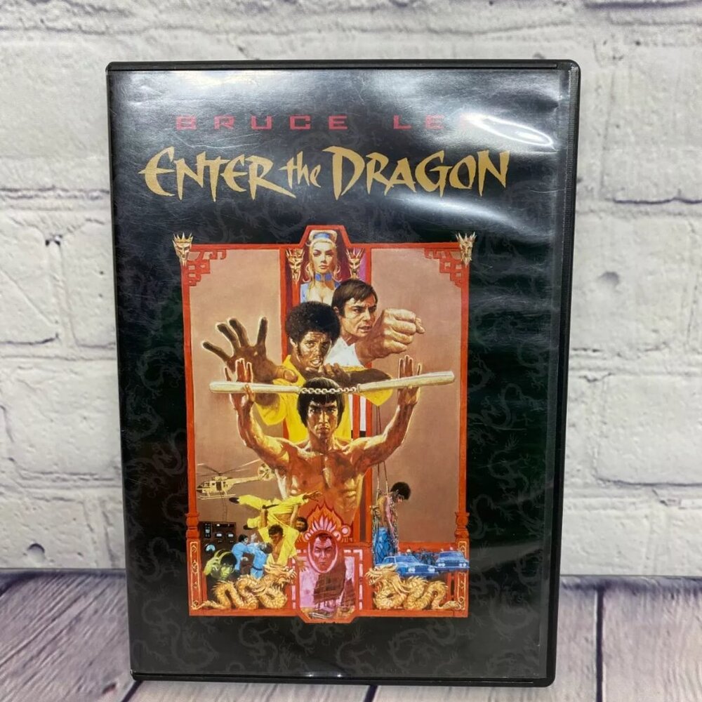 Bruce Lee Movie DVD Enter The Dragon 2001 Release - No Inserts